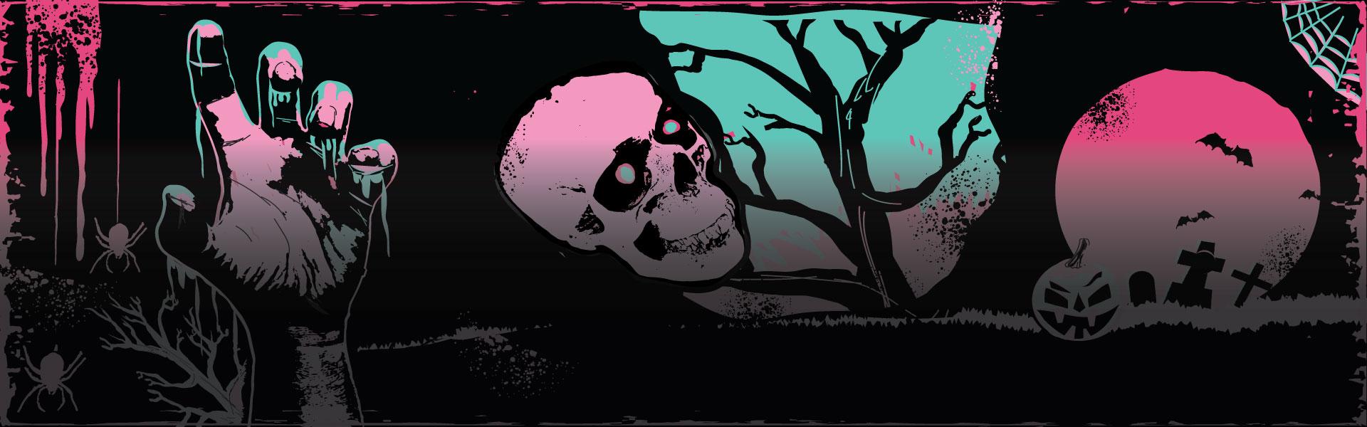 halloween theme banner