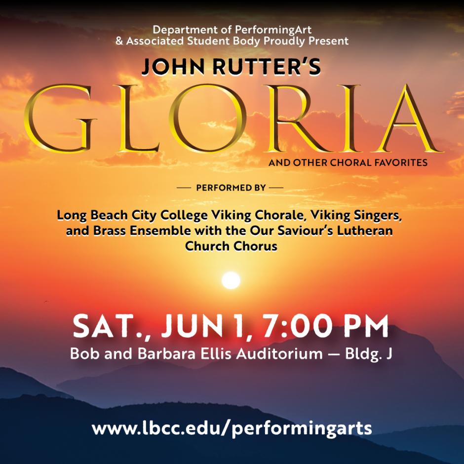 Gloria Concert Flyer