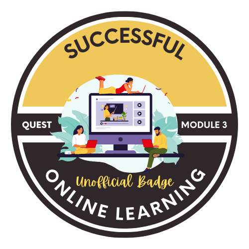 Online Learning Unofficial Badge Module 3