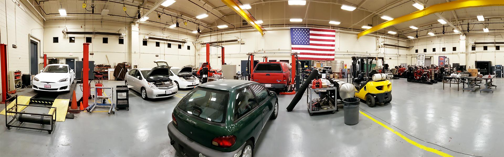 LBCC Advanced Transportation Program autoshop photo