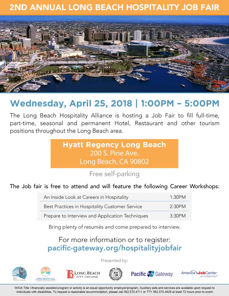 2nd Annual Long Beach Hospitality Job Fair Long Beach
