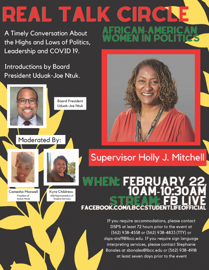 African American Women in Politics Flyer