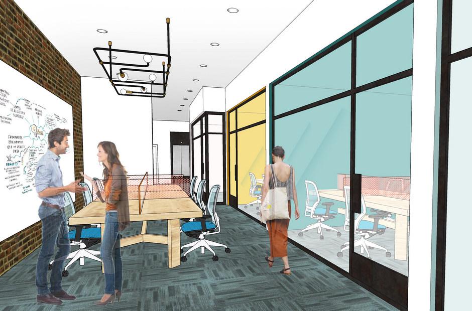 Concept drawing of the new Innovation Center.