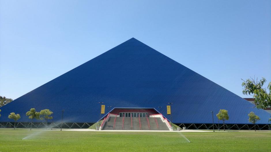 The Walter Pyramid at CSULB.