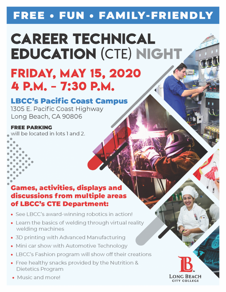 The poster for CTE Night.