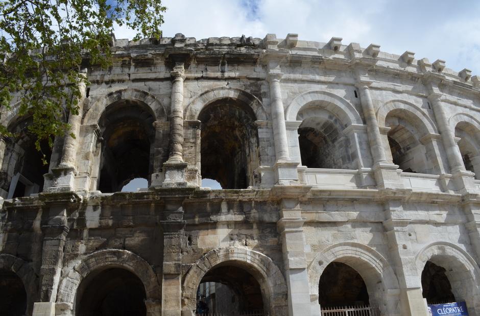 The Roman Amphitheater.