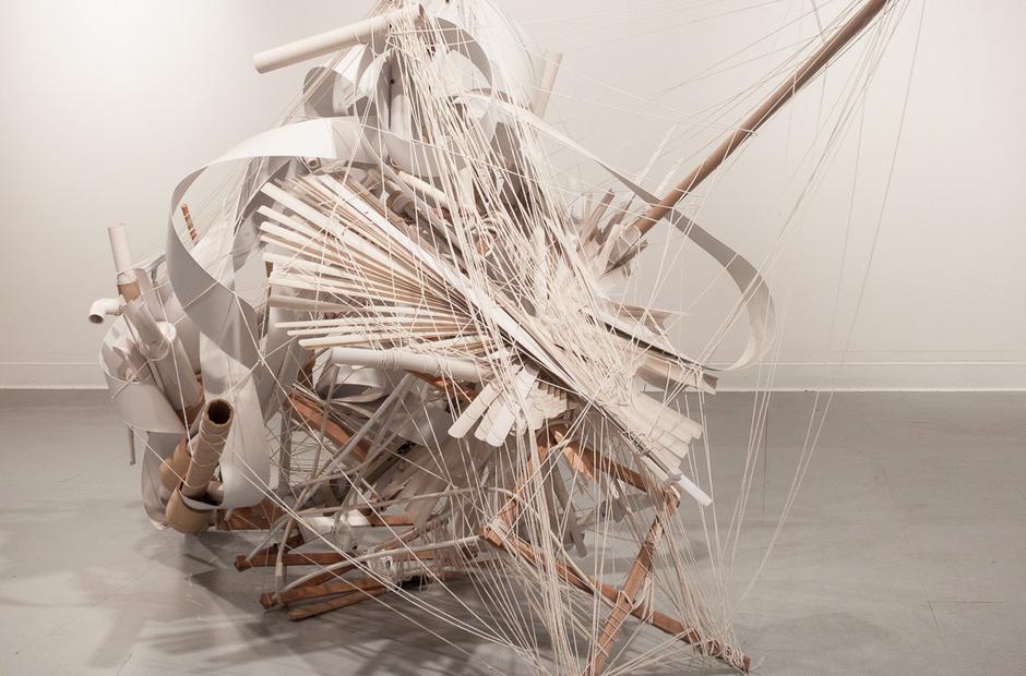 An artistic sculpture.