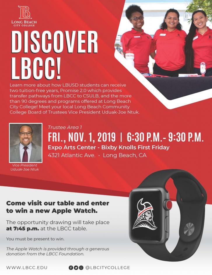 Discover LBCC Flyer, Nov. 1