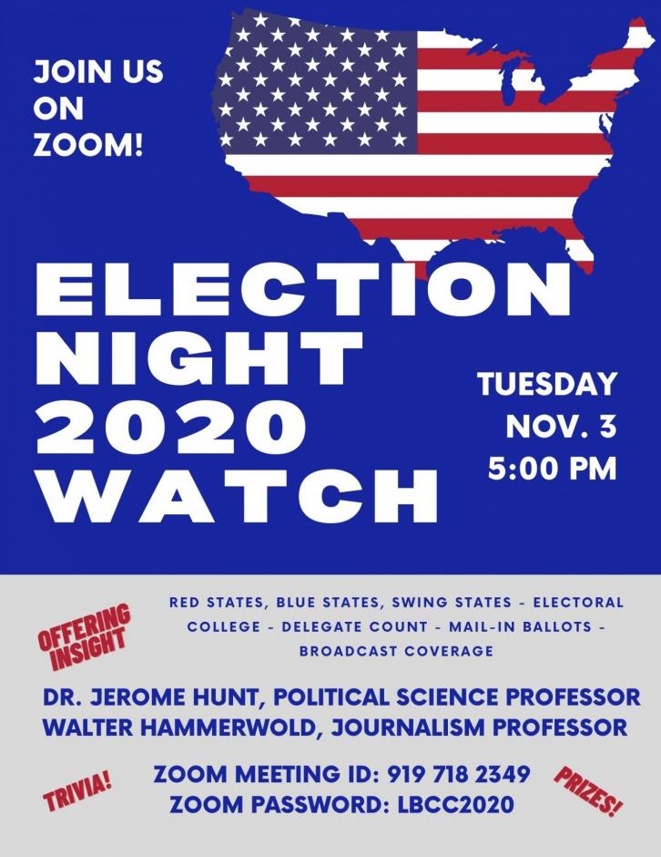 Election Night 2020 Flyer 