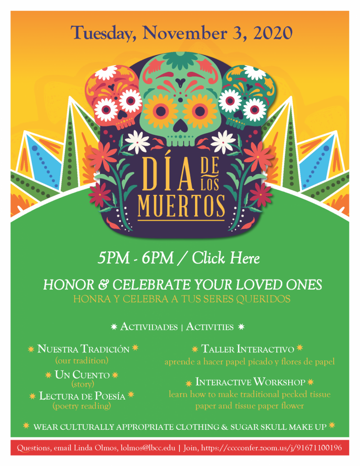 Dia de los Muertos Flyer