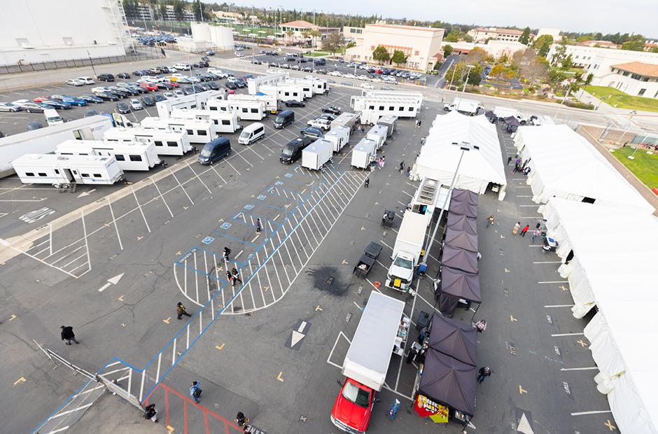 Filming Long Beach City College