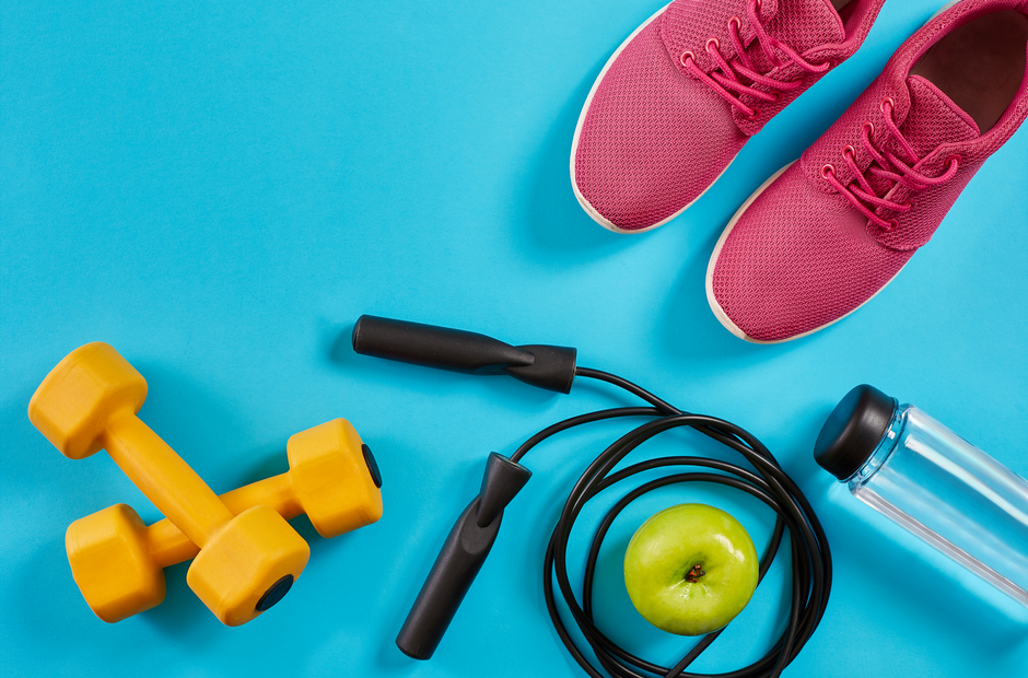 A picture of exercise gear.
