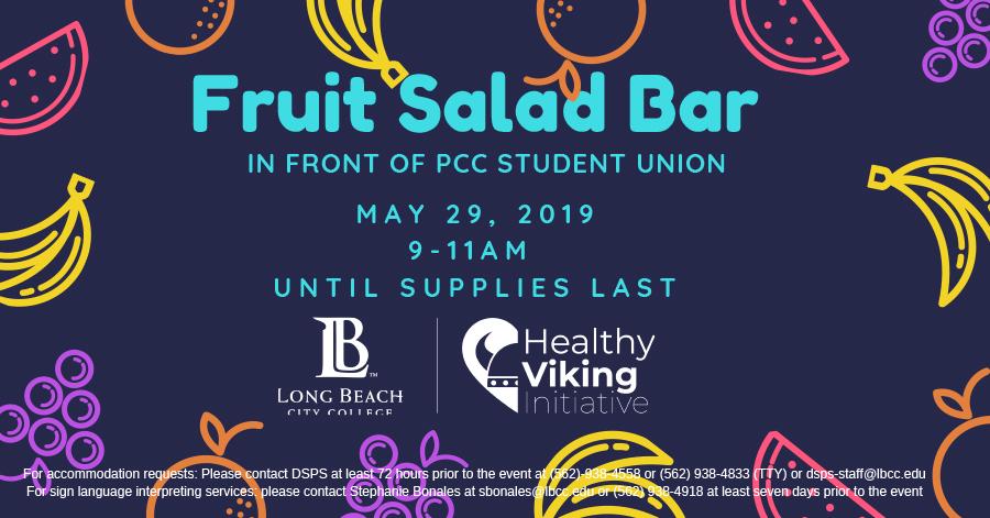 Fruit Salad Bar Flyer