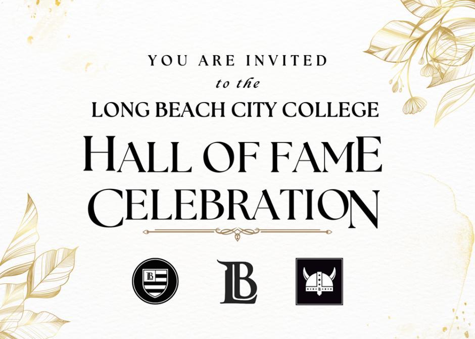 LBCC Hall of Fame Celebration invite
