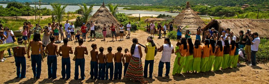 An anthropological image of an indigenous tribe