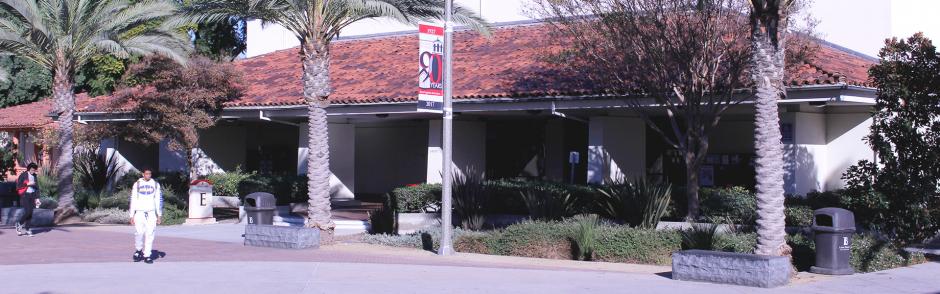 LBCC Building E with Student Resources