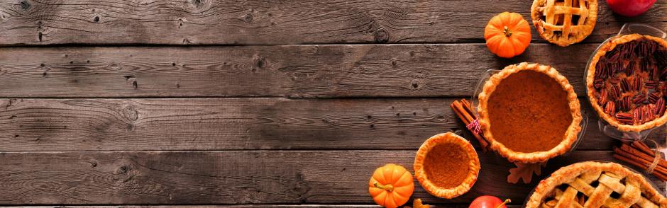 Thanksgiving pies.