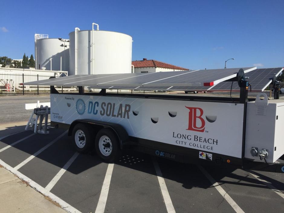 mobile solar power trailer