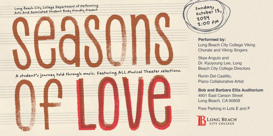 Seasons of Love information poster 