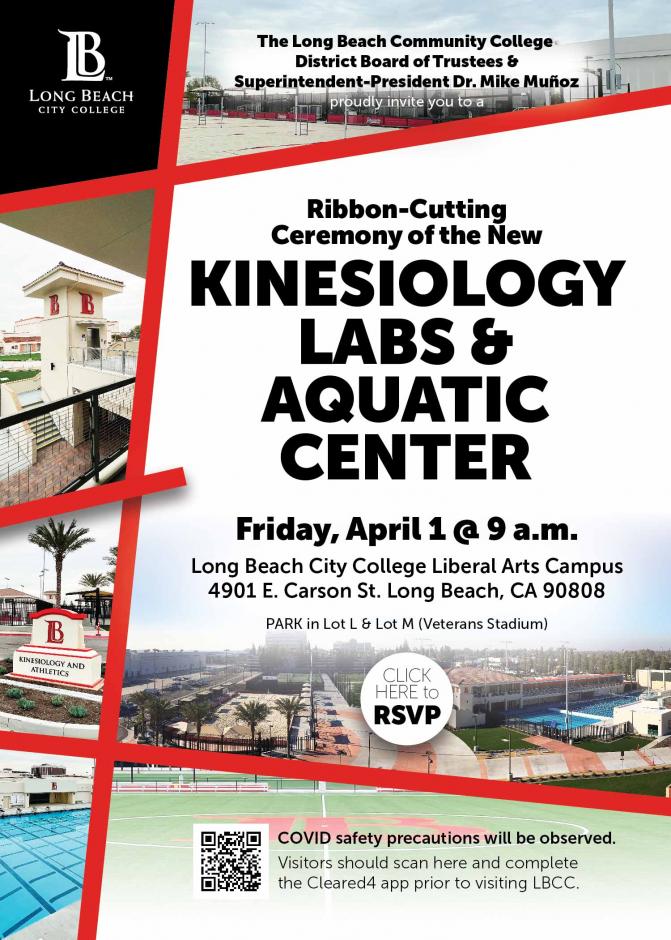 LBCC Ribbon-Cutting Ceremony of the New Kinesiology Labs & Aquatic Center
