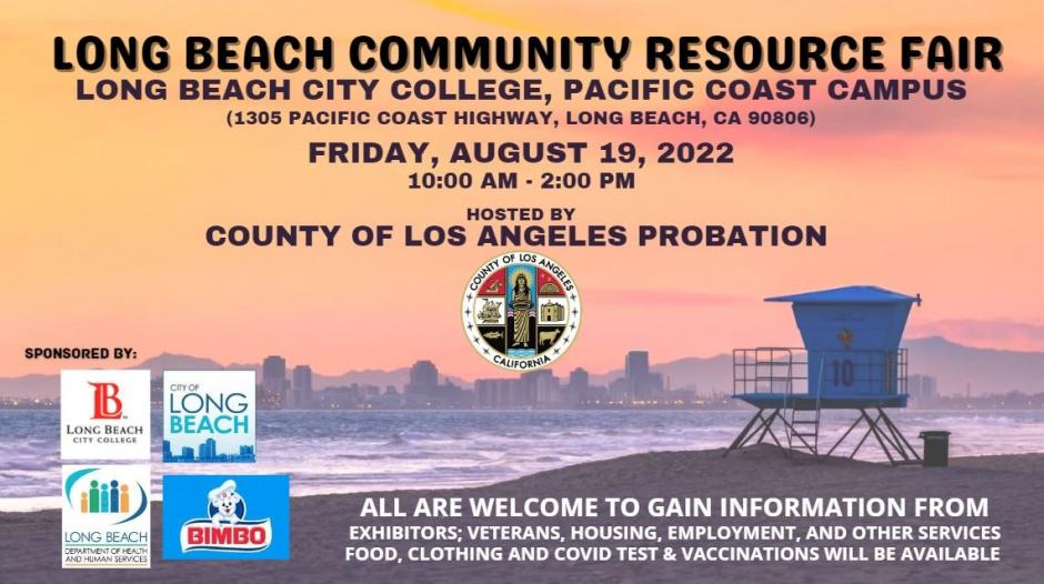 Long Beach Community Resource Fair Flyer