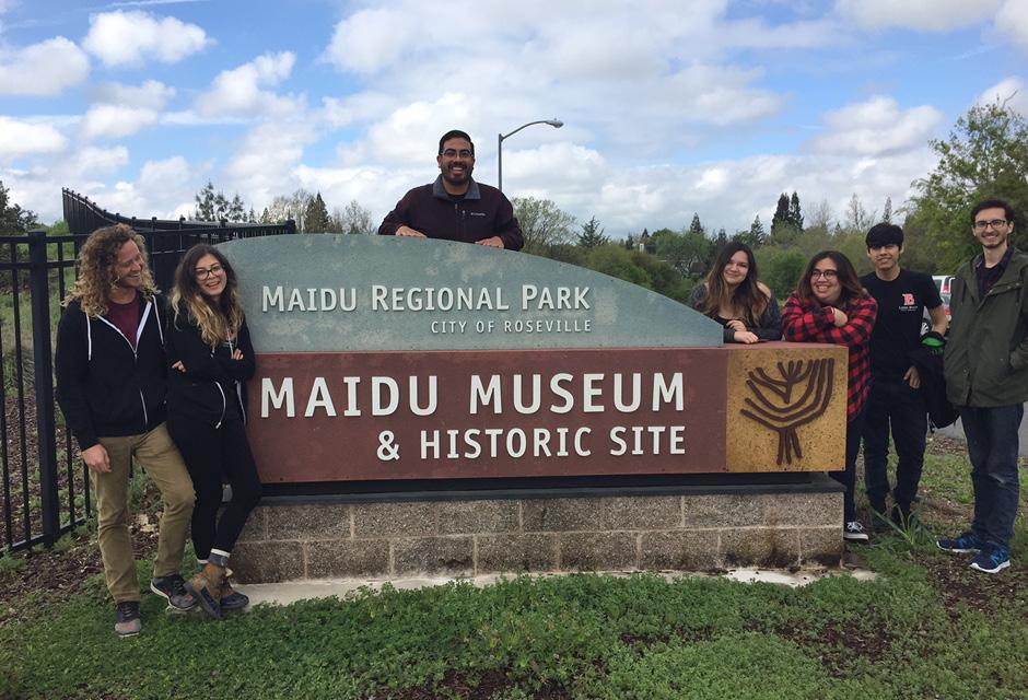 LBCC Anthropology Student Association field trip to the Maidu Museum & Historic Site