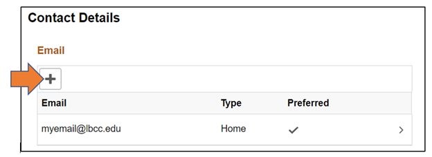 Viking Student System Contact Details Screen - Zoomed