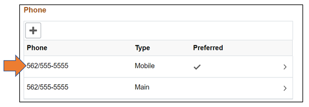 Viking Student System Phone Numbers Screen