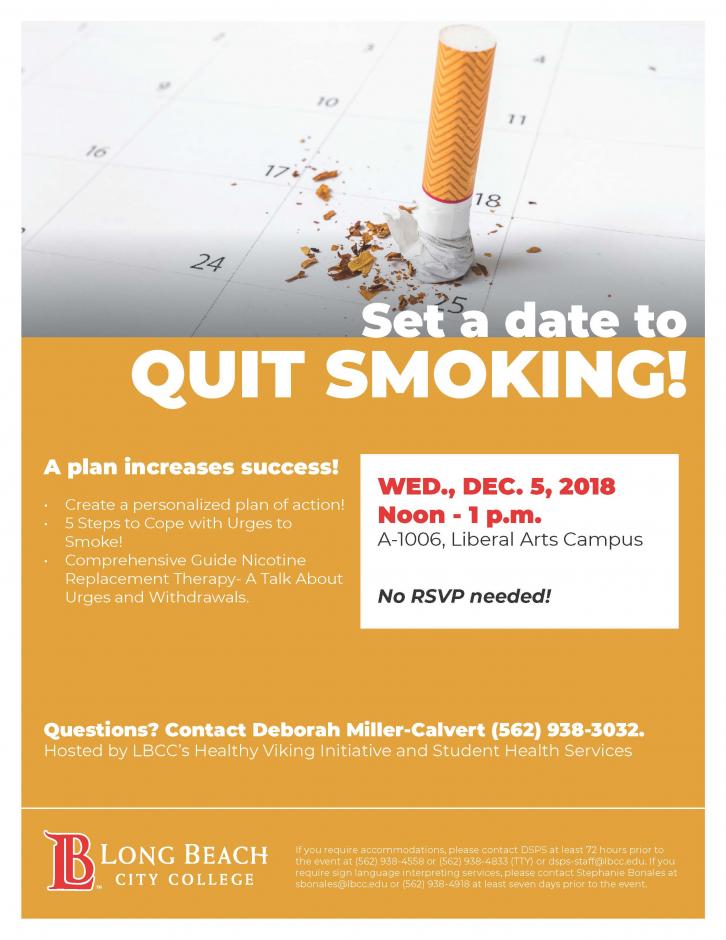 QUIT SMOKING Flyer