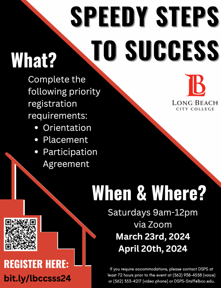 speedy steps to success flyer