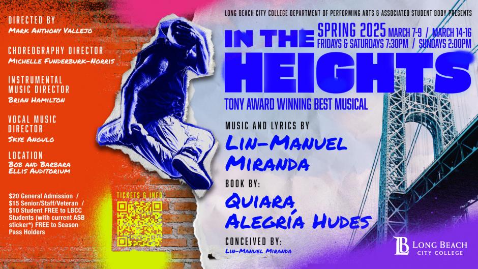 "In the Heights" show promotion flyer