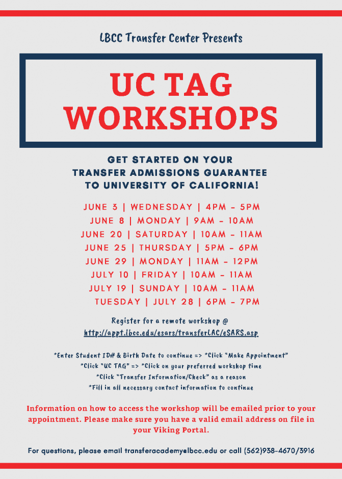 UC Tag Workshop