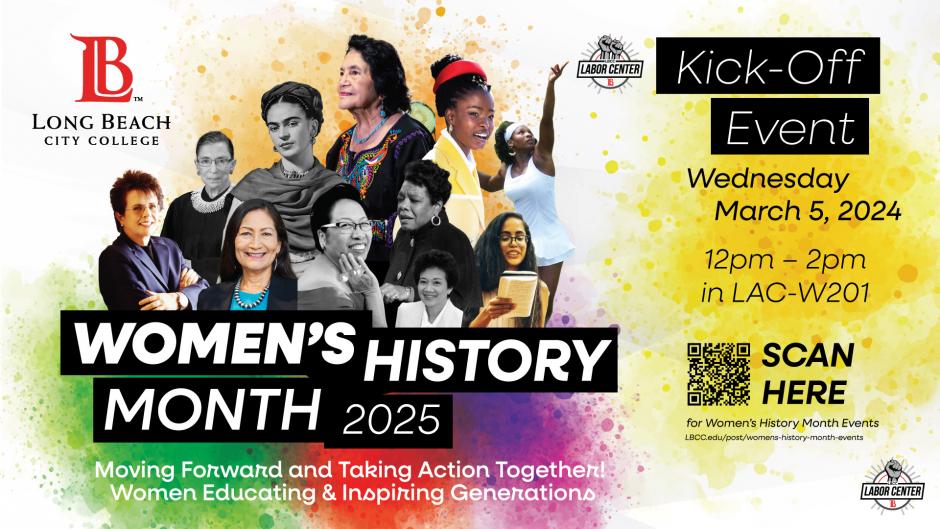 Women's History Kick-Off Event flyer