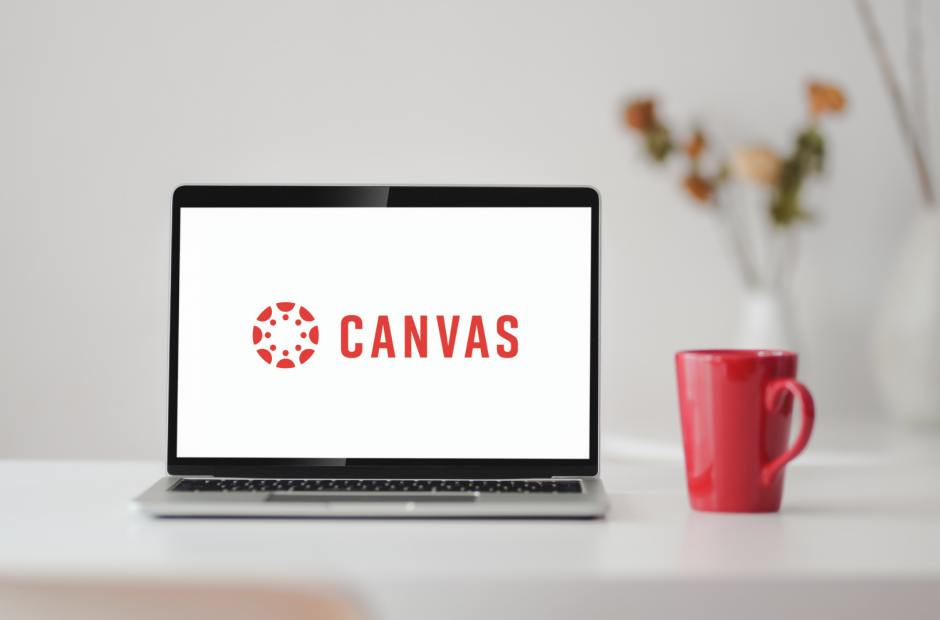 Canvas Logo on Laptop