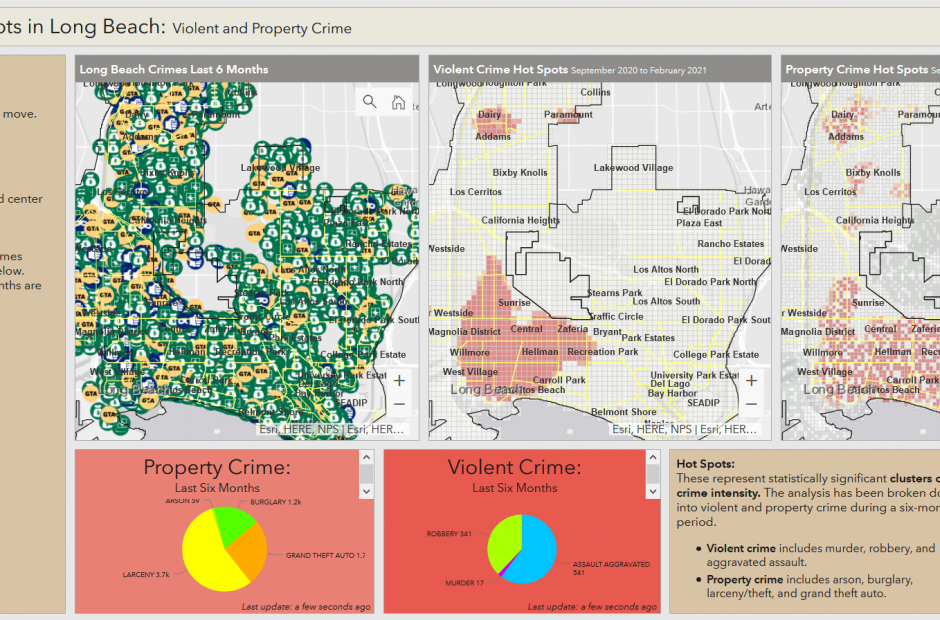 LBCC Geography Hub - Crime Hot Spot in Long Beach