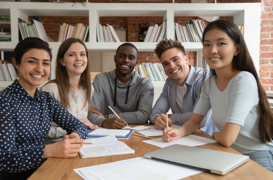 diversity group of students