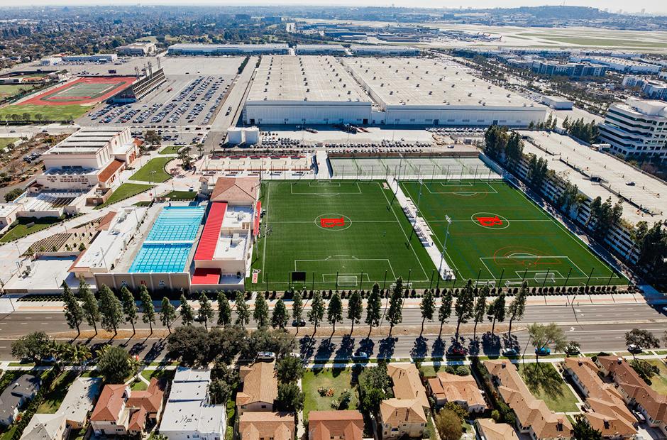 LBCC Soccer Fields Birdseye View