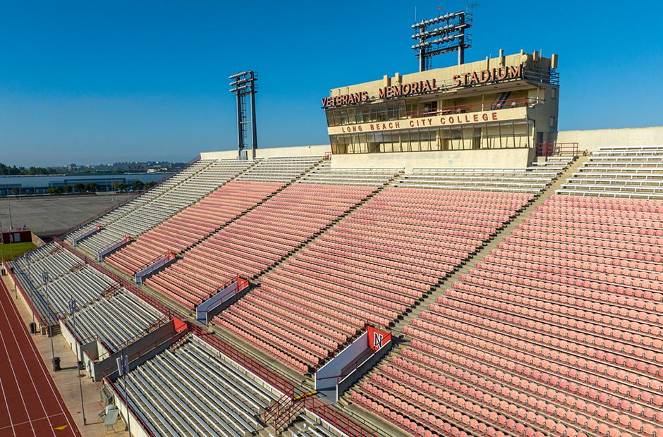 LBCC Veterans Stadium Seating Area