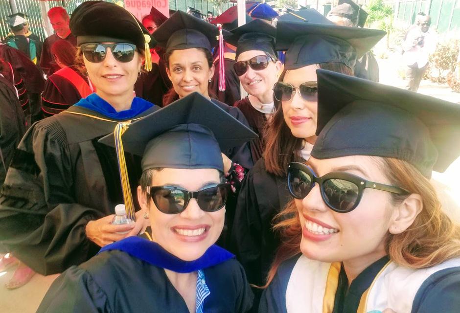 LBCC Foreign Languages faculty at graduation day
