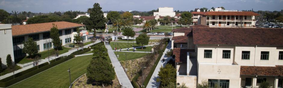The south quad at the LBCC campus.