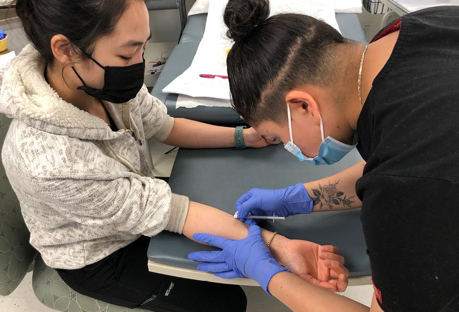2.	Injections:  Learn_how_to_correctly_administer_intramuscular_subcutaneous_and_intradermal_injections  Injections performed by LBCC students in class