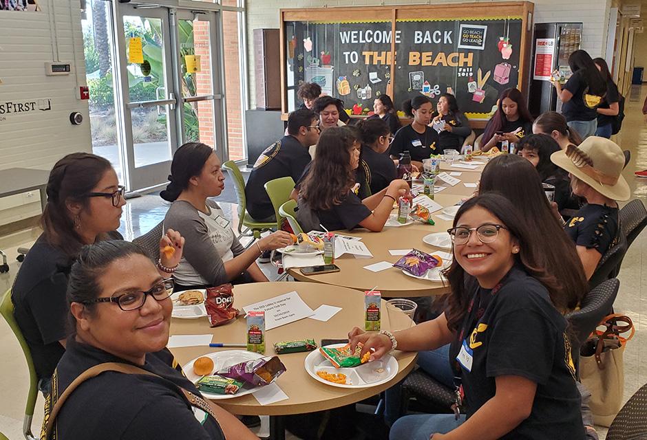 LBCC Education students & Future Teachers Club members join CSULB College of Education for a campus tour and workshops