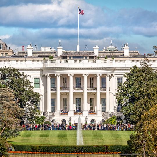 The White House in Washington DC