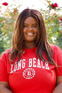 A headshot of Prejahle Williams, LBCC outreach team